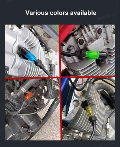 BLALION Universal Motorcycle Spark Plug Cap – 90° Flash Ignition Cap for Moto Engines