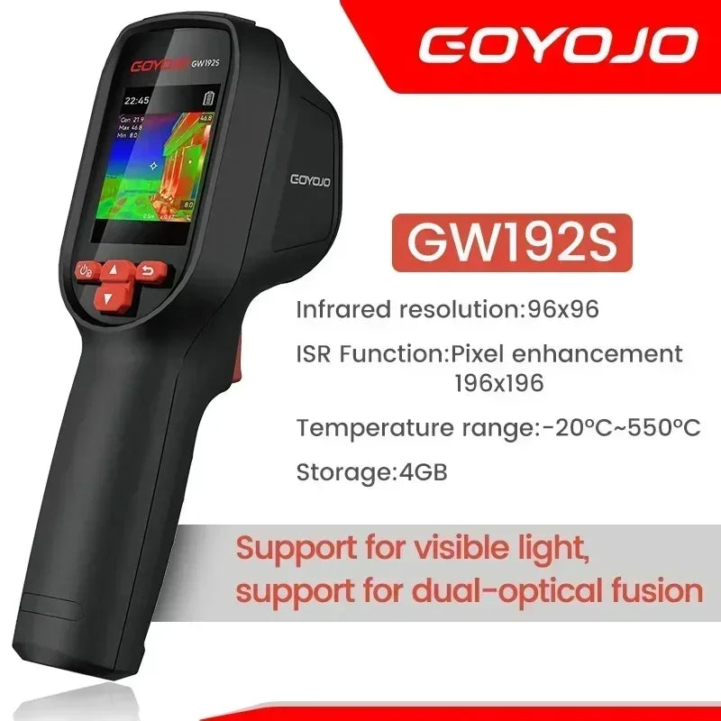GW256 Handheld Infrared Thermometer – HD Digital Thermal Imager Camera, 2024 Floor & Wall Heating Pipe Tester