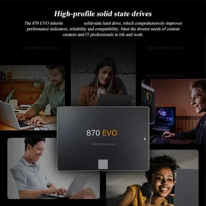 Lenovo 880 EVO SSD 1TB/2TB/4TB – Internal Solid State Drive SATA 3.0 for Laptop, Desktop, PC, PS4 & PS5