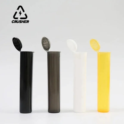 CRUSHER 10PCS King Size Cigarette Paper Tubes – Plastic Pill & Tablet Storage Container