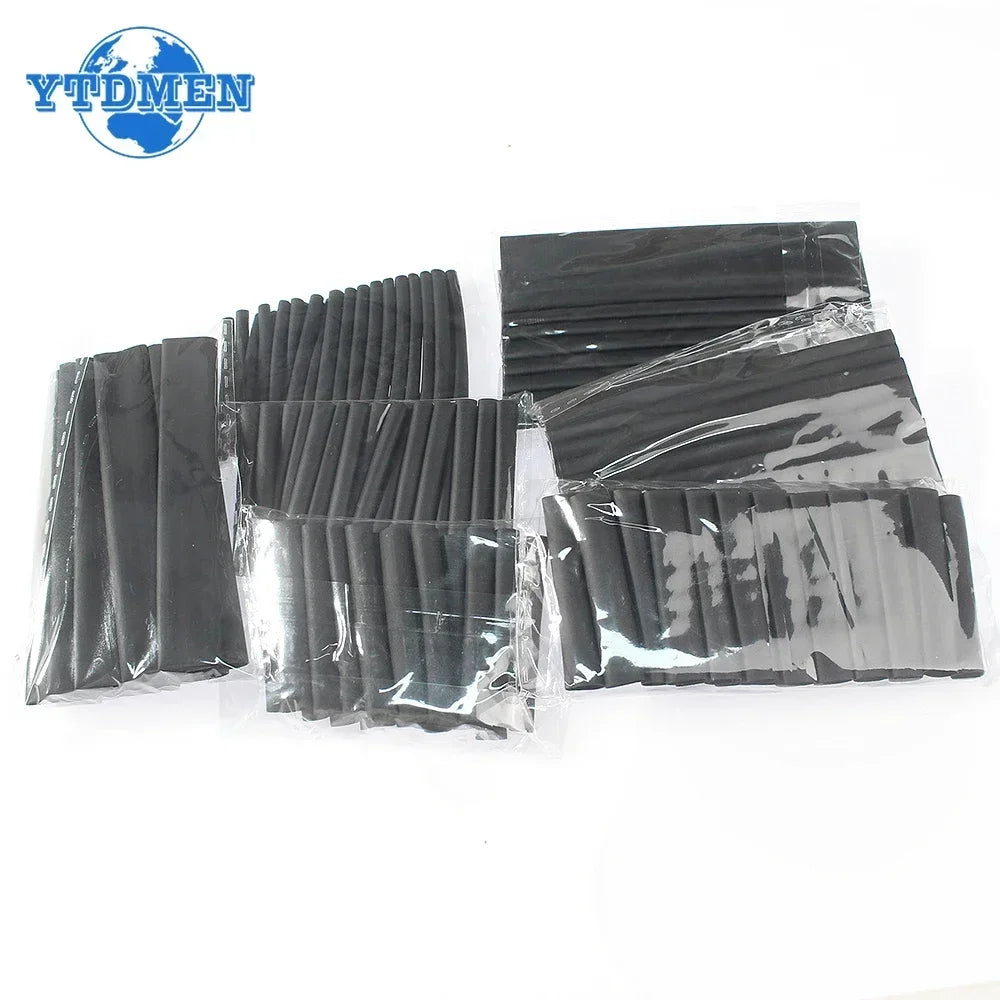 127/164/280/560PCS Heat Shrink Tubing Kit - 2:1 Insulation for Electrical Wire & Cable Connection