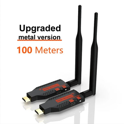 1080P 150m Wireless HDMI Extender – 1 TX to 4 Splitter, Video Transmitter & Receiver for PS4, Camera, Laptop, PC, TV, Monitor & Projector