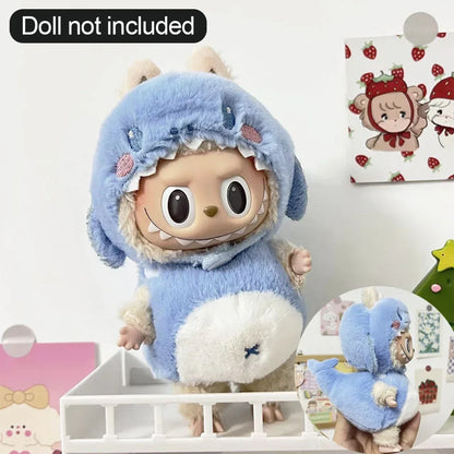 Ropa Labubu Animal-Themed Overalls – Cute Monkey, Bear & Rabbit Bib Pants Costume, Macaron Outfit for Kids