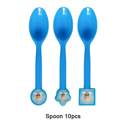 Cartoon Boss Baby Birthday Party Set - Disposable Tableware, Backdrop & Balloons for Kids Baby Shower Decor