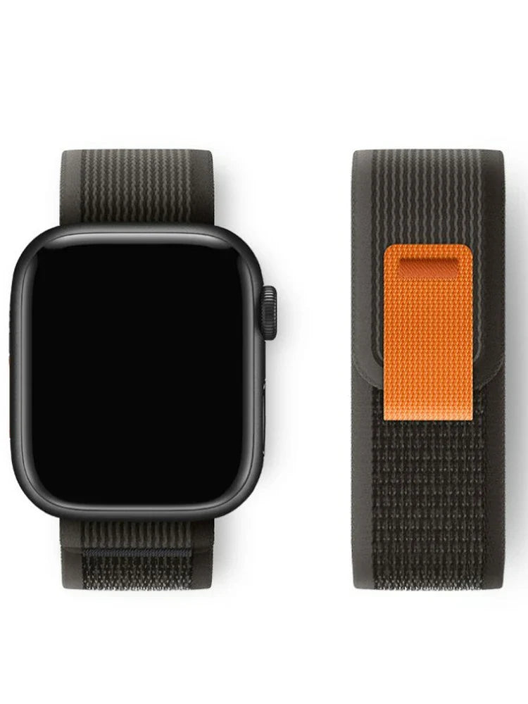 Trail Loop Strap for Apple Watch – Adjustable Band for 49mm 45mm 44mm 42mm 41mm 40mm, Compatible with Series 9 8 7 6 SE 5 4 3