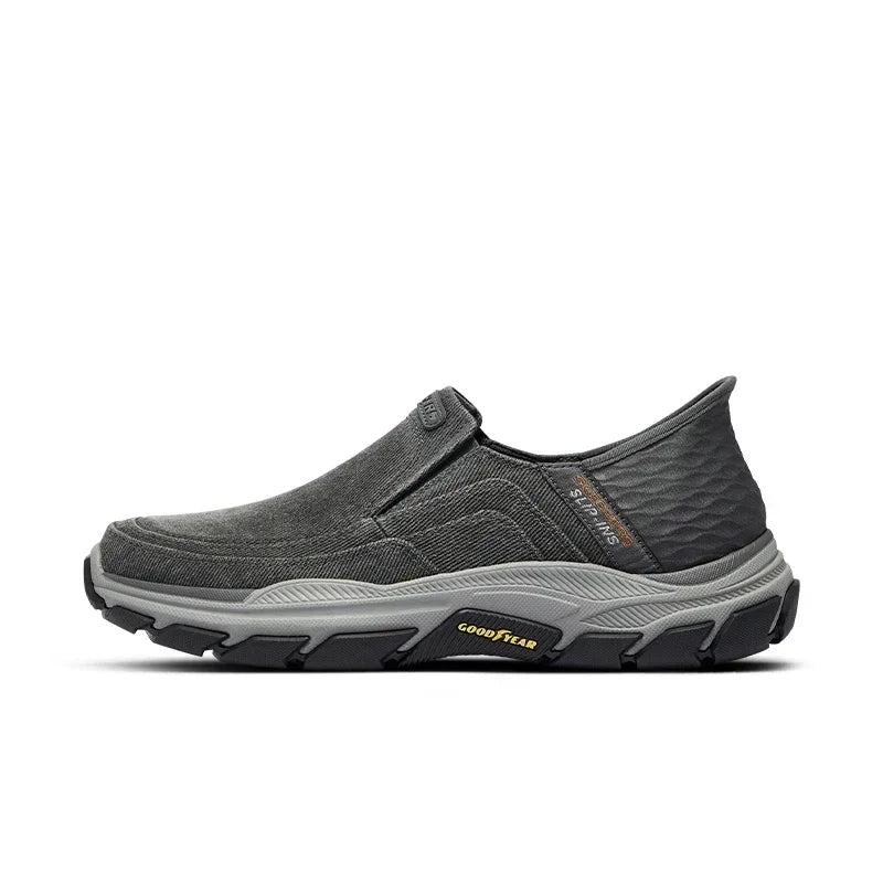 Skechers DJ RESPECTED Men's Slip-On Shoes - Lightweight Casual Canvas, Comfortable, Breathable & Anti-Slip Sneakers