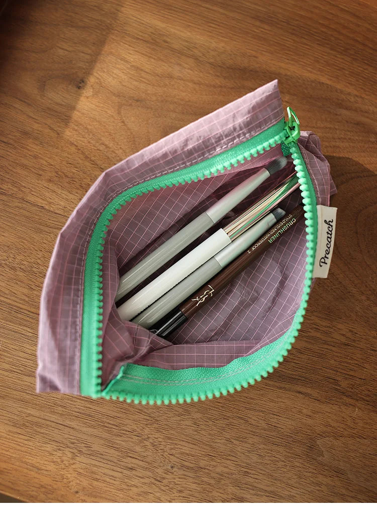 Multifunctional Lightweight Pouch for Women — Macaron Color Bag for Eyebrow Pencil, Stationery, Jewelry, Documents & Coins