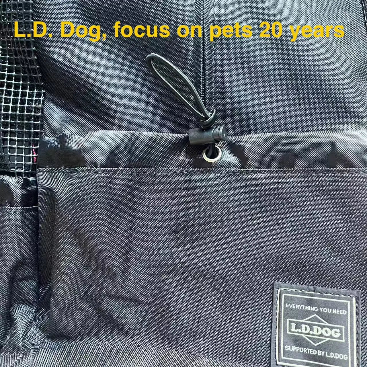 Breathable Hiking Pet Dog Carrier Backpack – Outdoor Travel Mesh Bag for Bicycle & Motorcycle