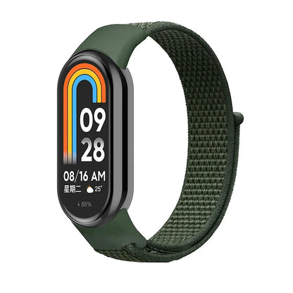 Nylon Sport Loop Strap for Xiaomi Mi Band 9 8 NFC – Replacement Wristband for Mi Band 7 6 5 4 3