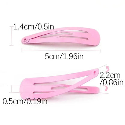 40PCS Girls Candy Color Drip Hair Clips – Korean Princess Barrettes & Hairpins, Kids Hair Accessories
