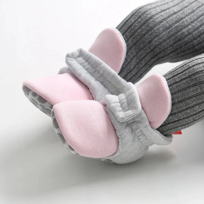 Meckior Baby Socks Shoes – Star Toddler First Walkers Booties, Soft Cotton Anti-Slip Shoes for Boys and Girls