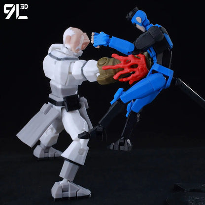 3D Printed Invincible 2.0 Superheroes Action Figures – Multi-Jointed Anime Toy Model Ornaments Gifts