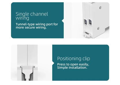 TUYA WiFi/ZigBee Smart Circuit Breaker – MCB with Over Current & Under Voltage Protection, Power Metering, 1-63A Remote Control Switch