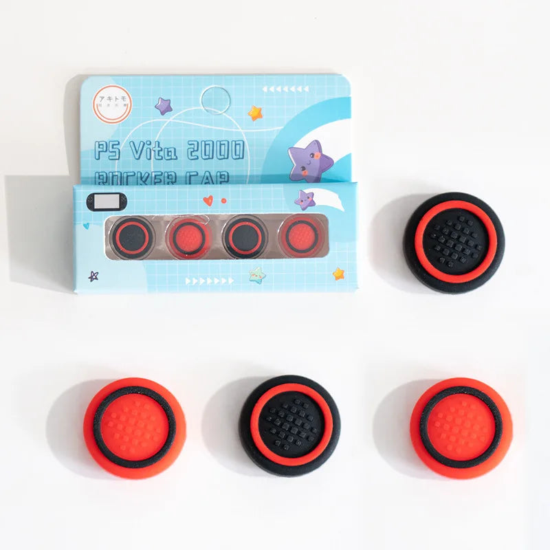 4pcs Silicone Thumb Stick Grip Caps for PS Vita | Joystick Protector for PSV 1000/2000