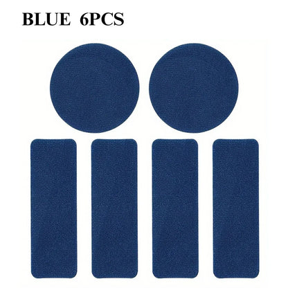 6PCS Shoe Repair Patches - Self-Adhesive Heel and Inner Lining Wear Repair Stickers