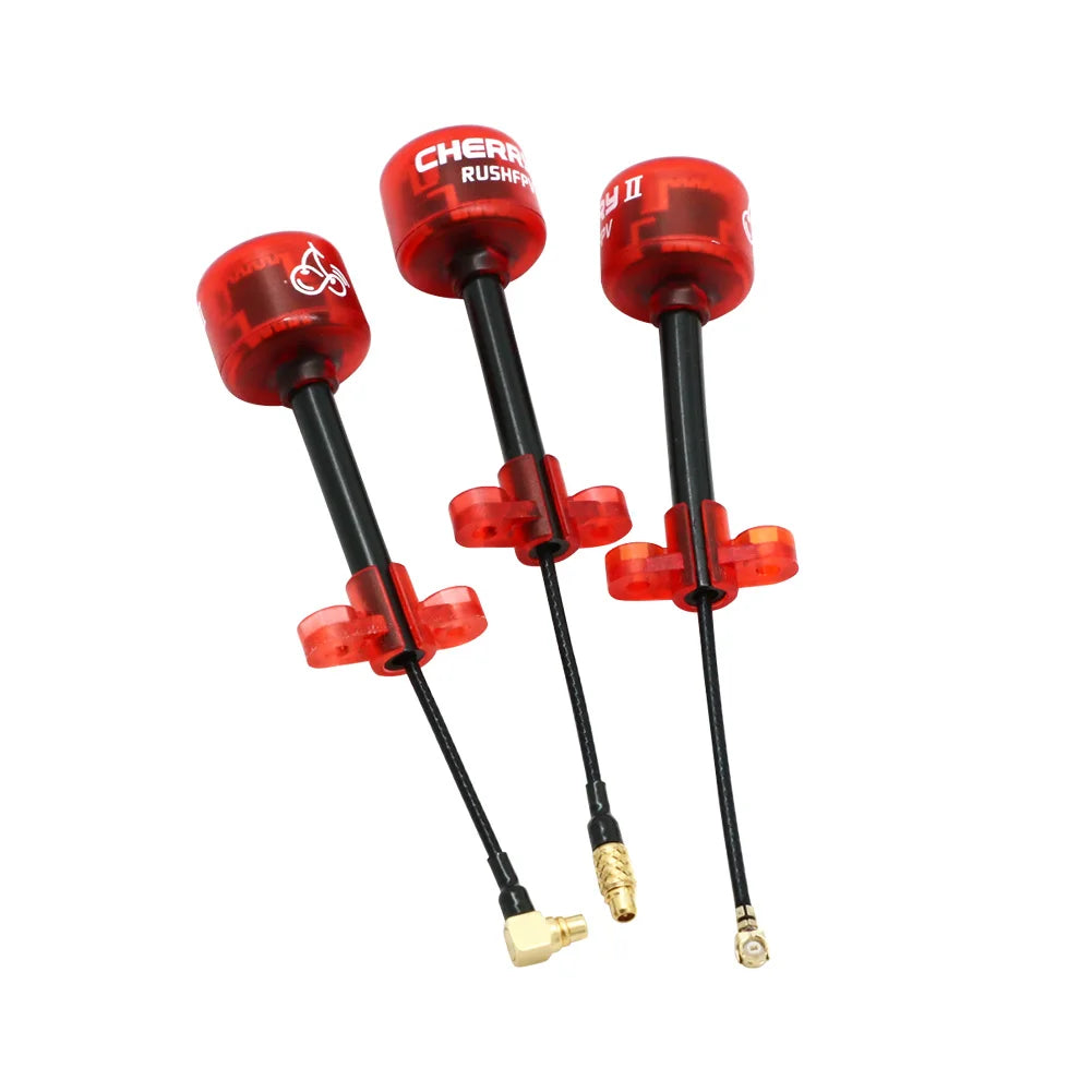 RUSHFPV Cherry 2 II 5.8G FPV Antenna — LHCP/RHCP SMA UFL IPEX MMCX for Freestyle Analog & Digital Drones