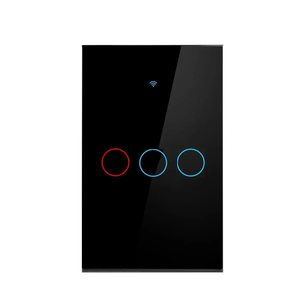 Tuya WiFi Smart Home Switch - US/EU Glass Touch Panel, Voice & Wireless Remote Control Compatible with Alexa & Google Home