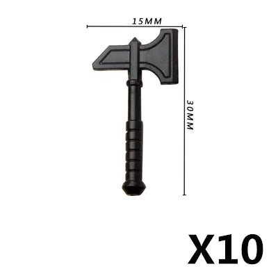 Military Knight Building Blocks - Medieval Soldier Figures with Weapons & Accessories Mini Bricks Set