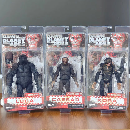 Caesar Koba Luca Apes PVC Figure — Movie Character Collectible Toy Model