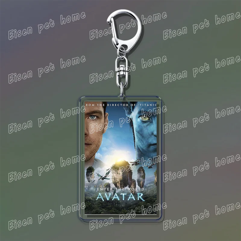 Classic Movie Keychains – Jaws, Fight Club, Avatar Pendant Key Rings for Bags & Fan Gifts