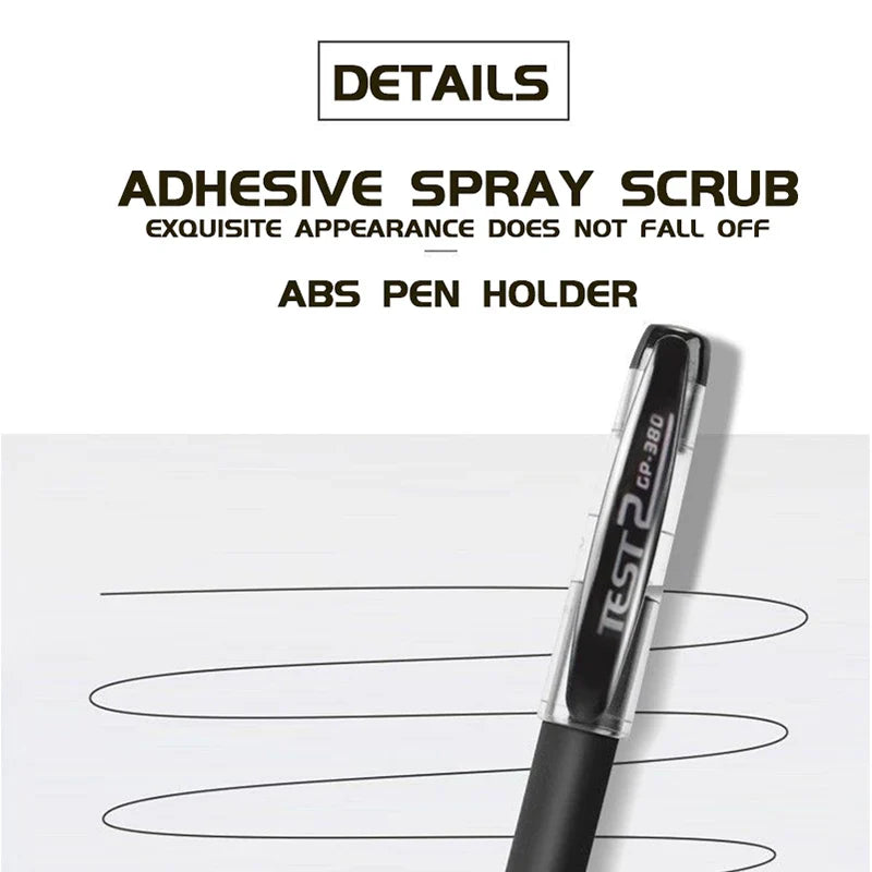 Frosted Gel Pen Set: Black Carbon Signature Pen for Students & Offices - Red and Blue Ink, Examination Special