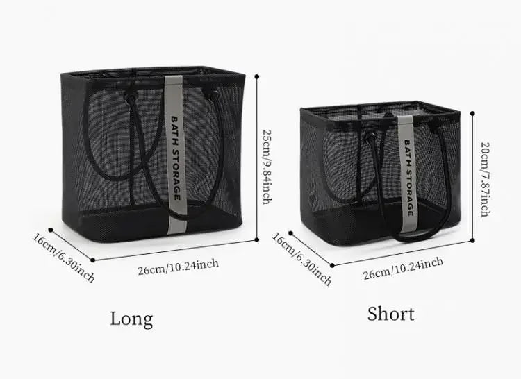Large Capacity Cosmetic Bag - Portable Travel Wash Handbag, Transparent Shower Makeup Pouch, Unisex Toiletries Organizer