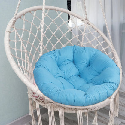 20-Inch Round Papasan Chair Cushion – Thick Egg Chair Mat for Garden, Hanging Basket, Courtyard & Bedroom Accessory