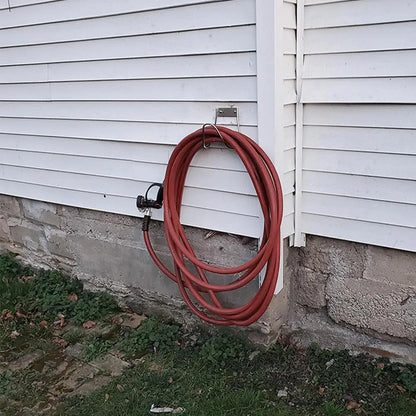 Stainless Steel Hose Hanger – Heavy Duty Wall-Mount Hook for Garden & Expandable Hoses