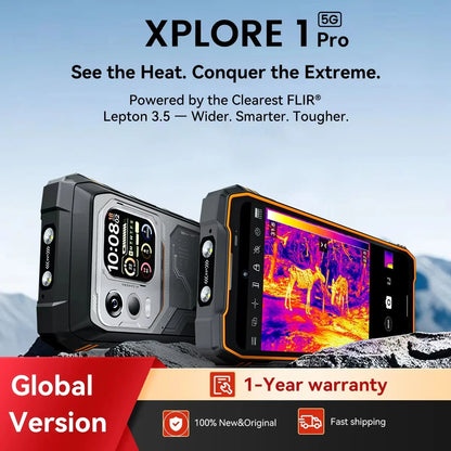 Blackview XPLORE 1 Pro Rugged Smartphone – Android 15, 6.78" 2.4K, 12GB+256/512GB, 20000mAh with FLIR Thermal Imaging