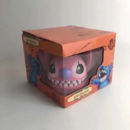Disney Stitch Bite Finger Figures - Anime Dentist Push Teeth Game, Funny Toy Model for Kids, Baby Birthday Gift