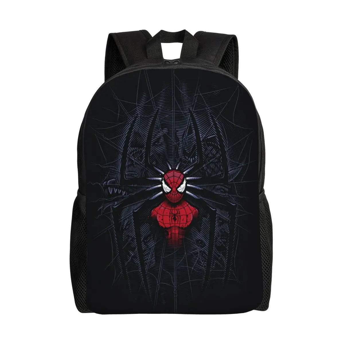 Custom Spider-Man Web Backpack – Water-Resistant School & College Bag for Men and Women