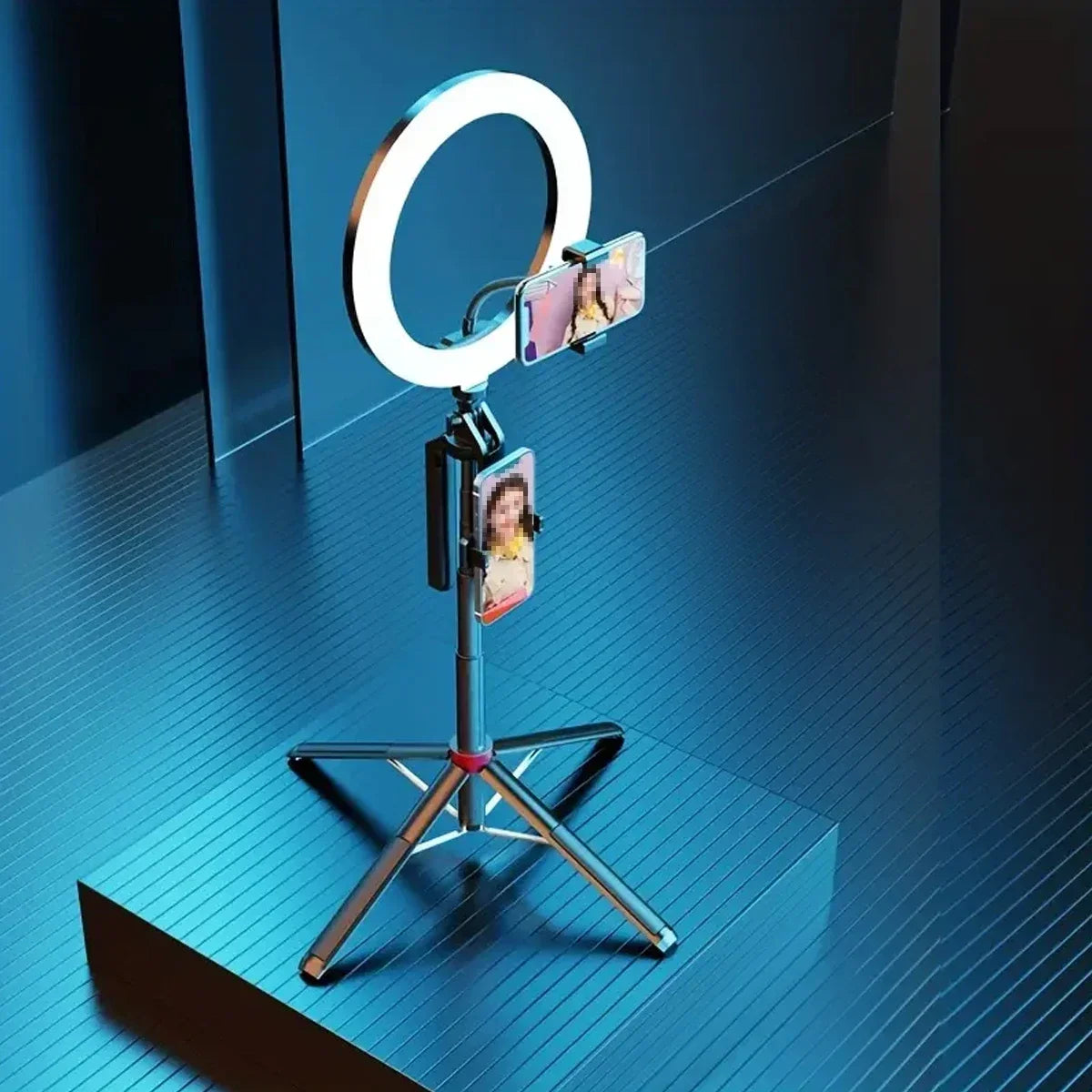 Portable Camera Tripod with Wireless Remote - 360° Rotation for Video Recording & Live Streaming