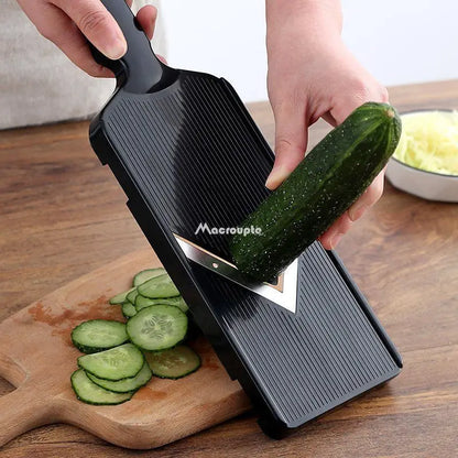 Japanese Cabbage Grater - Perfect for Shavings, Slicing, and Shredding Round and Purple Cabbage