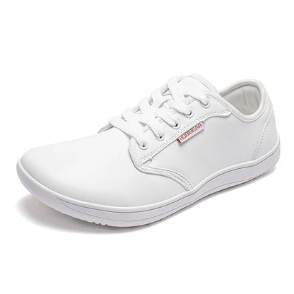 HOBIBEAR Unisex Wide Barefoot Shoes – Zero Drop Minimalist Sneakers for Men & Women, Artificial Leather Trail Walking Shoes