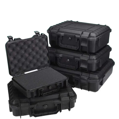 Waterproof Hard Carry Case Toolbox – Pre-Cut Foam Storage Organizer, Impact-Resistant Safety Protector for Hardware