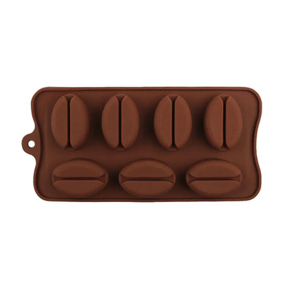 Coffee Bean Silicone Mold – DIY Handmade Soap, Fondant, Chocolate & Mousse Cake Decorating Tool