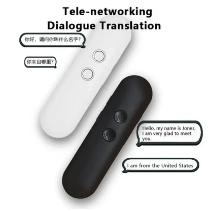 2024 T4 Portable Wireless Smart Voice Translator – 40 Languages Real-Time Two-Way Instant Translation Device with App & Bluetooth Support