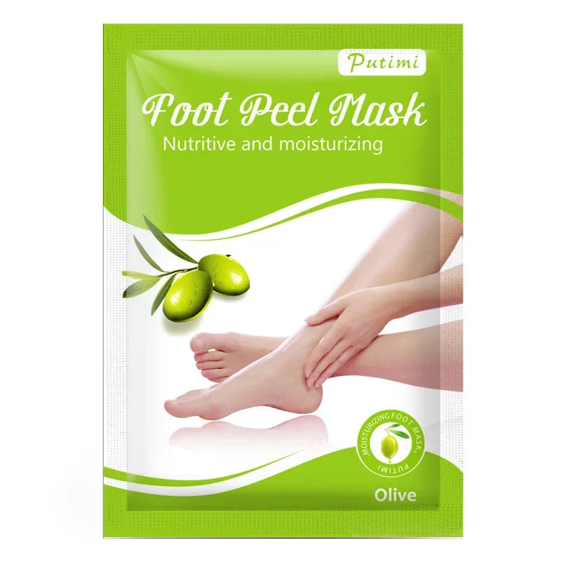 Honey Foot Mask – 1 Pair for Dead Skin & Callus Removal, Exfoliating Foot Treatment, Whitening Foot Spa & Skin Care Tool