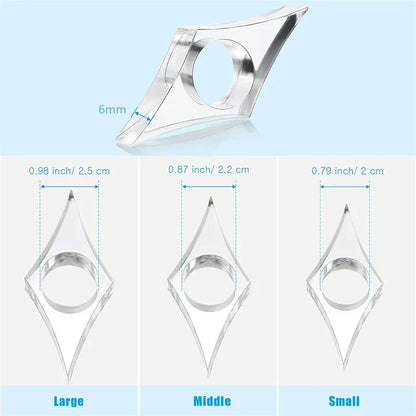 Multi-Function Acrylic Thumb Book Holder – Convenient Page Support & Bookmark for School & Office