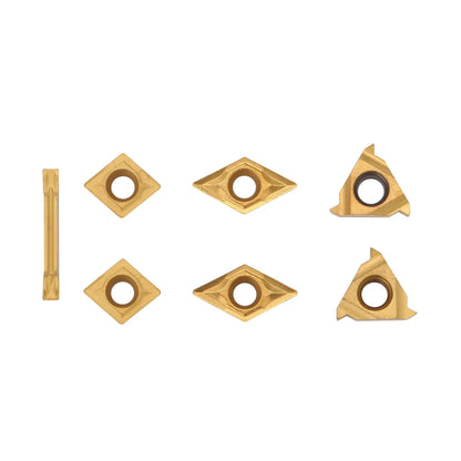 8-16mm Lathe Turning Tool Holder — Boring Bar & CNC Metal Cutter Rod with Shank and Inserts