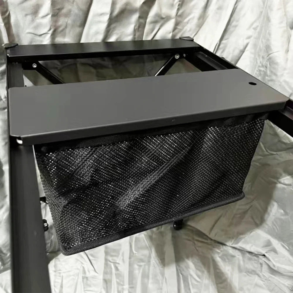 Portable Folding IGT Mesh Drain Basket – Camping Storage Box for Outdoor IGT Table Accessories
