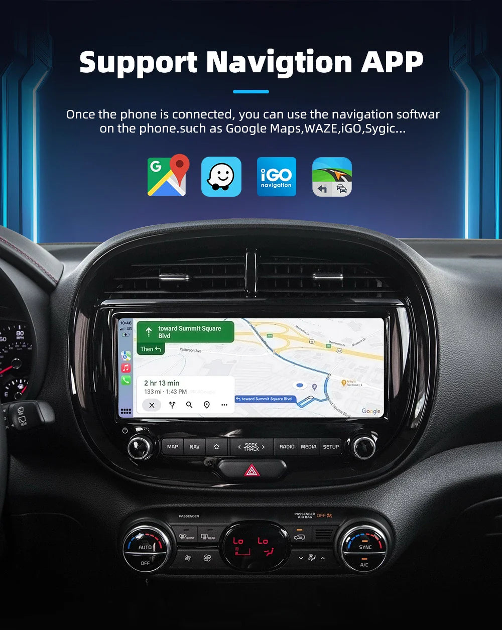 EKIY 2-in-1 Mini Wireless CarPlay & Android Auto Adapter for Cars with Wired Systems