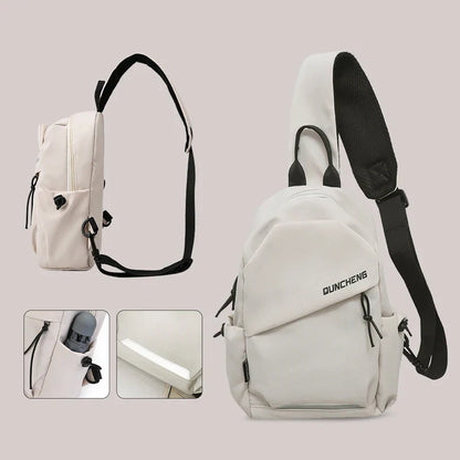 Men’s and Women’s Crossbody Bag – Lightweight Single Shoulder Chest Backpack for Cycling, Sports, and Mountain Climbing