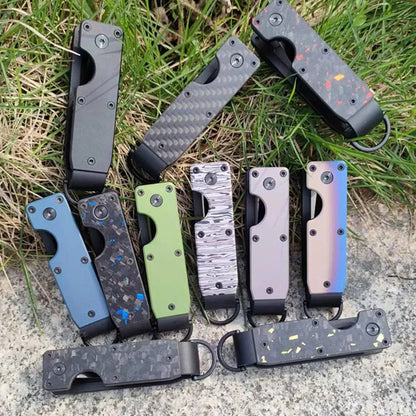Compact Metal Key Organizer – Minimalist Key Case Holder for 2-6 Keys, Secure Keychain