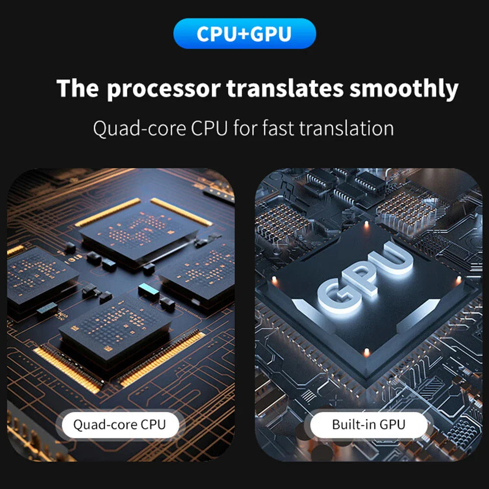 S85 Pro Language Translator Device - 138 Languages, 4-inch Screen, Voice & Video Recording, Offline Translation, 8GB Storage & 2000mAh Battery