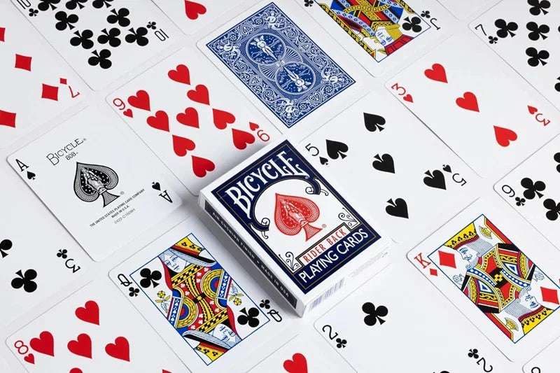 Bicycle Rider Back Playing Cards Deck 808 – Sealed USPCC Poker Cards for Magic Tricks & Stage Performances