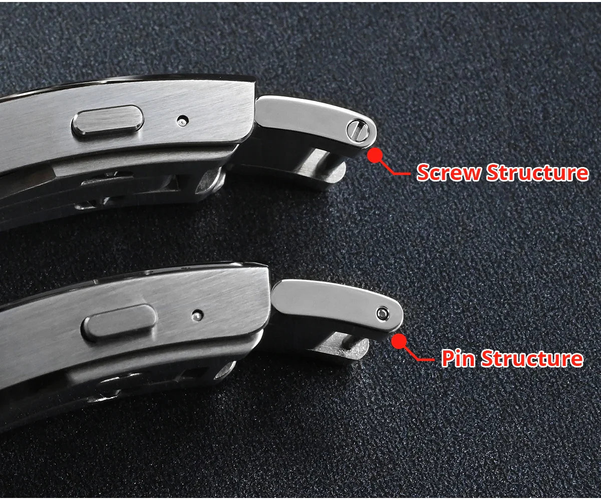 San Martin Fly Adjustable Clasp — 16mm Watch Bracelet Buckle Folding Clasp (Non-Universal)