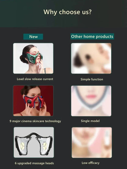 2024 Smart Facial Massager — V-Shaped Face Lifting & Firming Device, All-Round Body Shaping Anti-Aging Beauty Tool