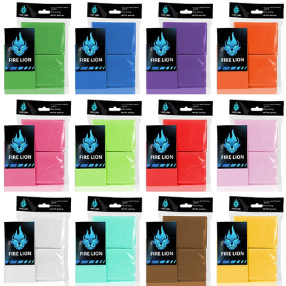 100PCS Matte Card Sleeves 66x91mm — Frosted Trading Card Protectors for MTG & TCG Game Cards