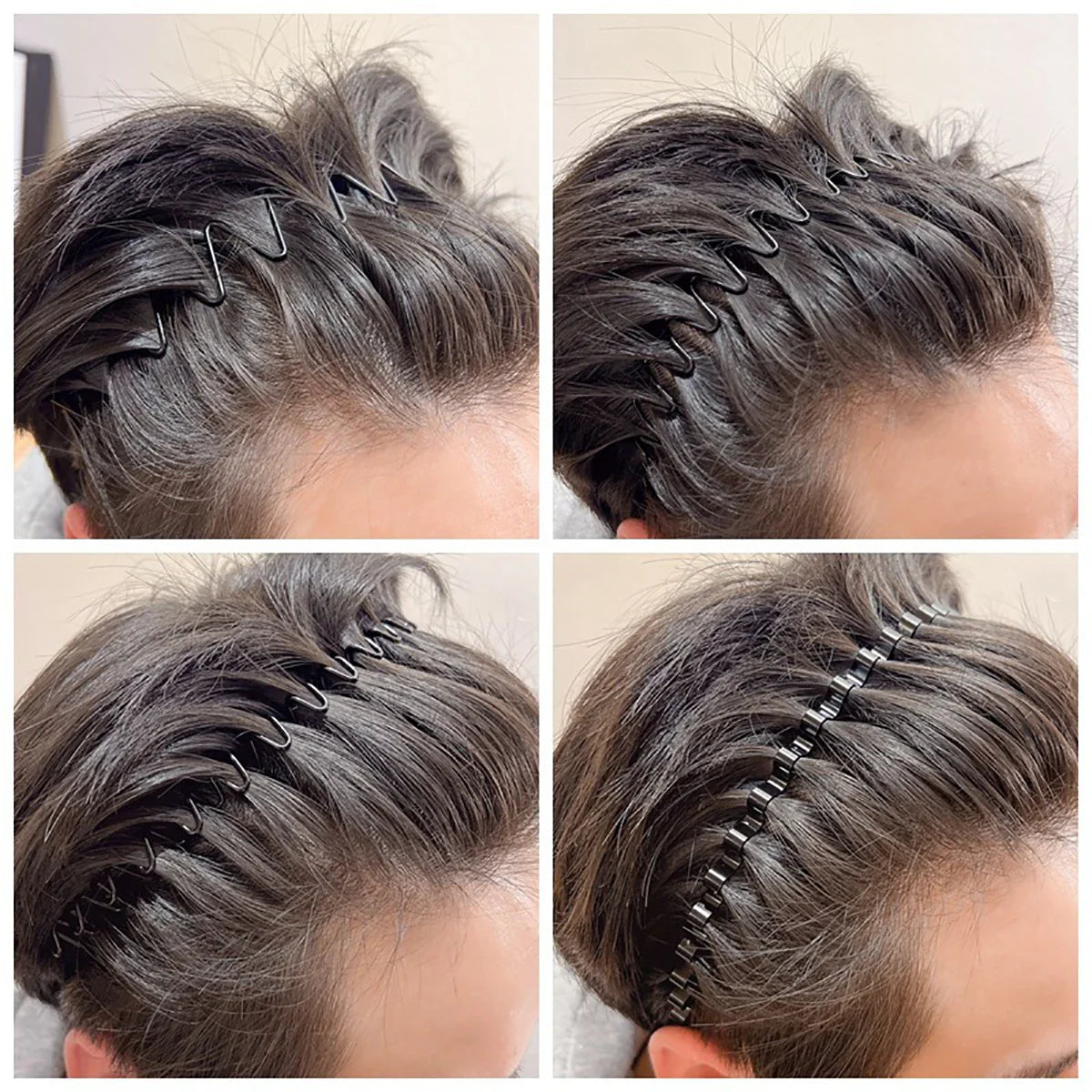 Men’s & Women’s Hair Hoops – Fashion Anti-Slip Sports Headbands & Invisible Hair Clips